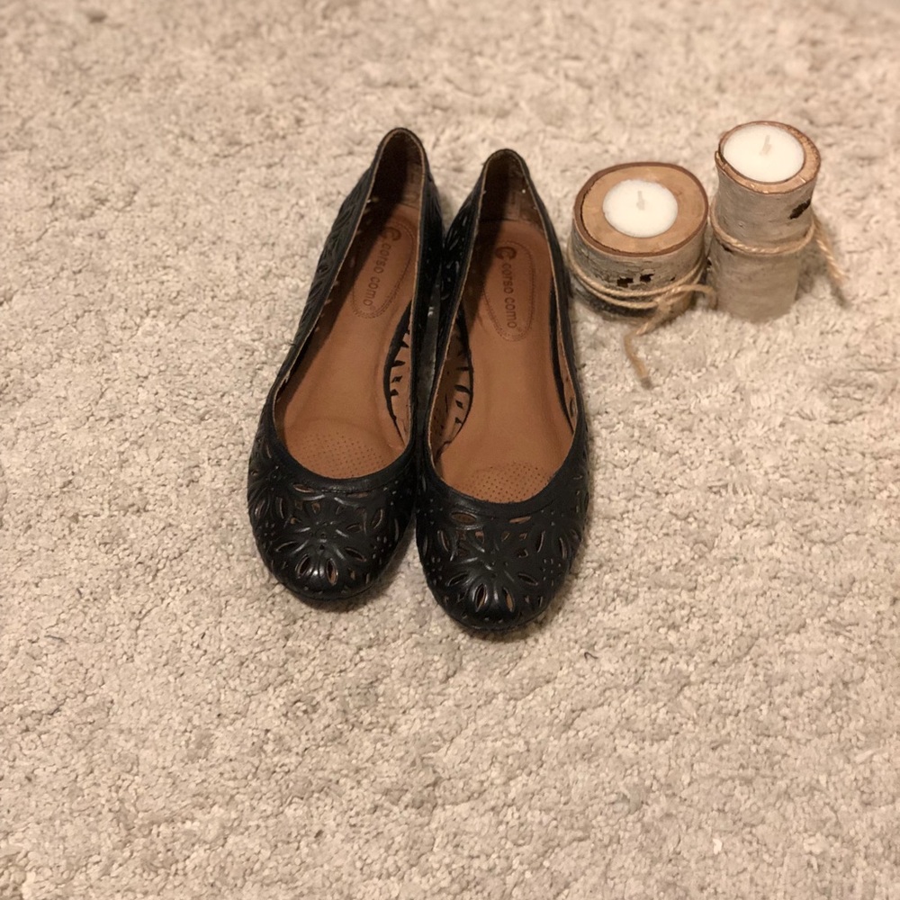 Corso Como Black Flats